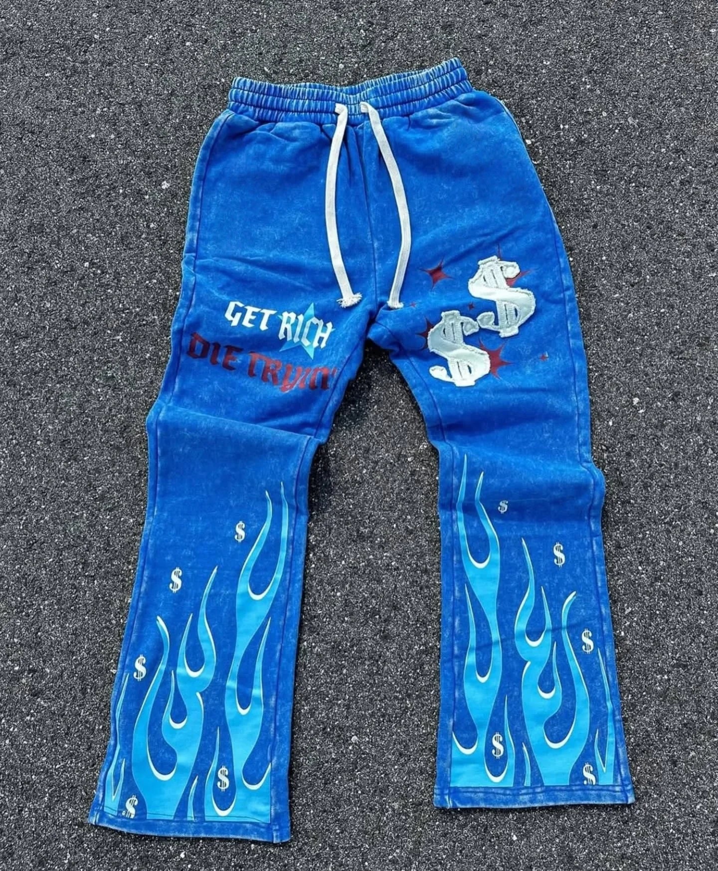 Men's & Women's Y2K 3D Print Loose Sweatpants – Hip Hop Streetwear Vintage Trousers