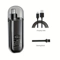 USB-C Rechargeable Nose & Ear Hair Trimmer – Compact Men's Grooming Kit