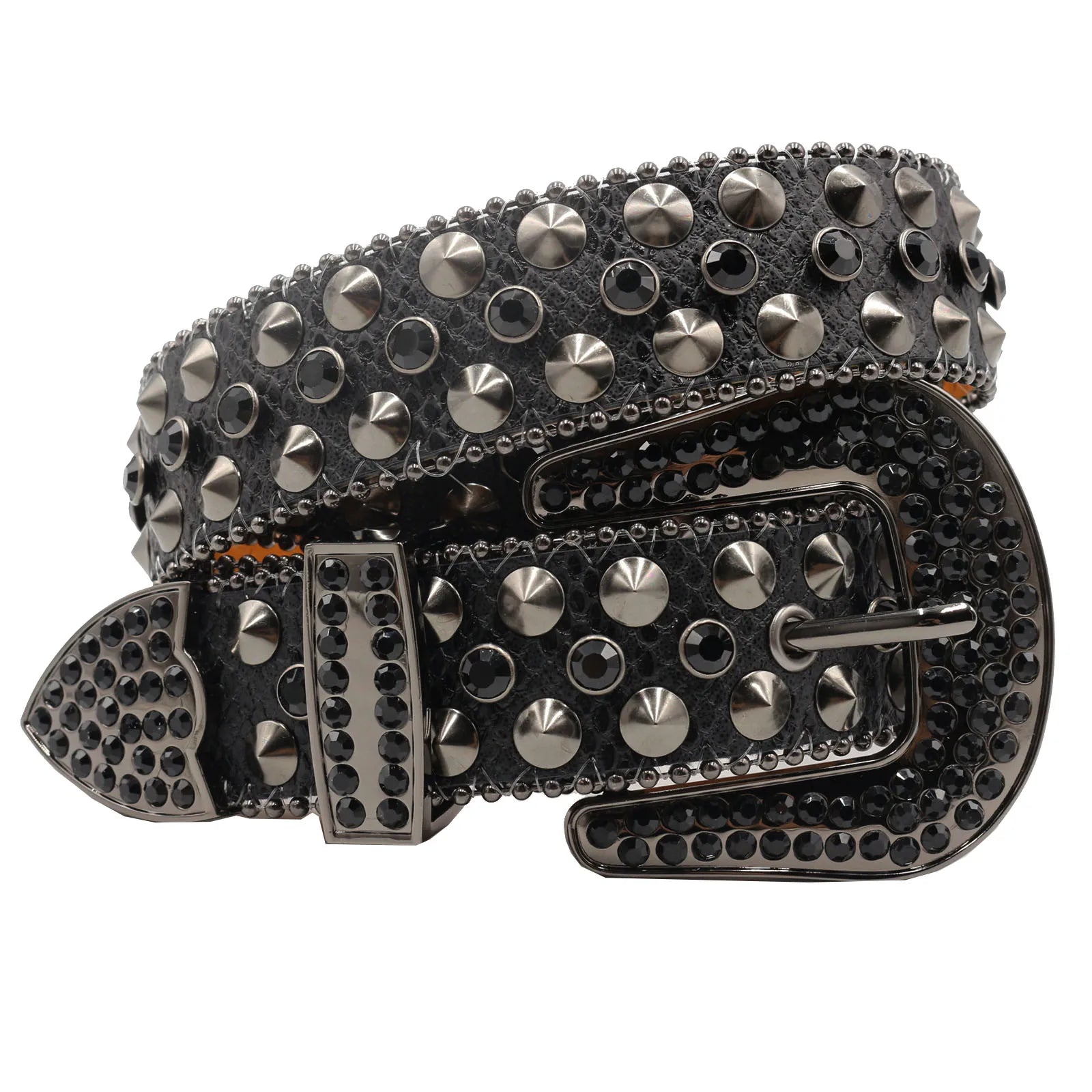Crystal Rhinestone Pin Buckle Belt – Luxury Statement Belt for Women