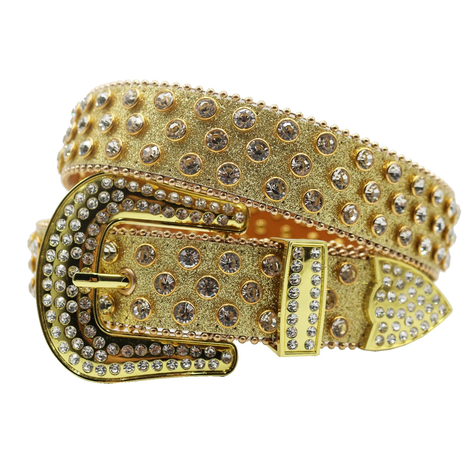 Crystal Rhinestone Pin Buckle Belt – Luxury Statement Belt for Women