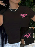 Hustle Dept. Print T-Shirts Women's