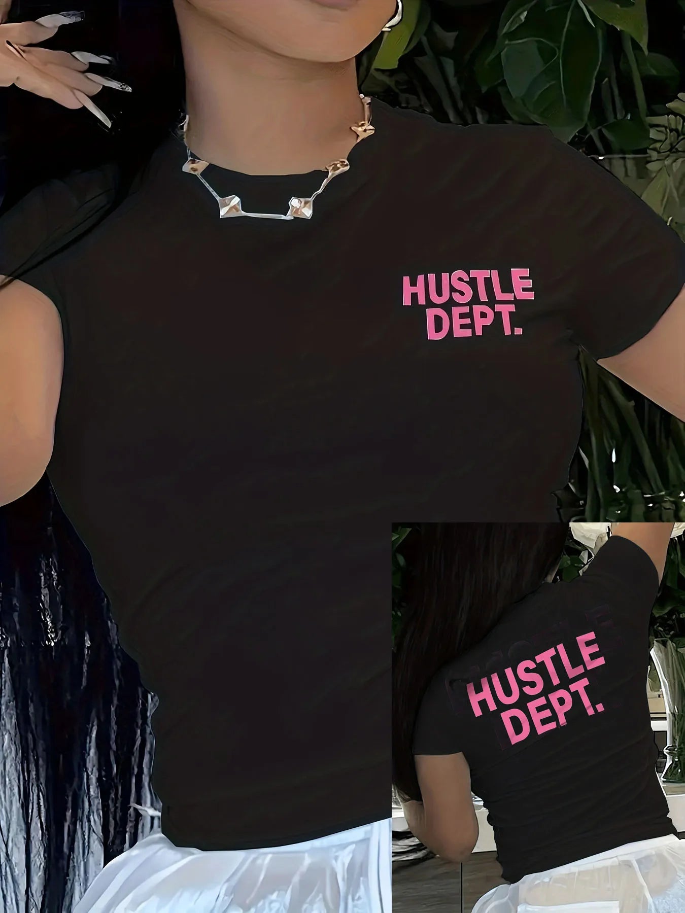 Hustle Dept. Print T-Shirts Women's