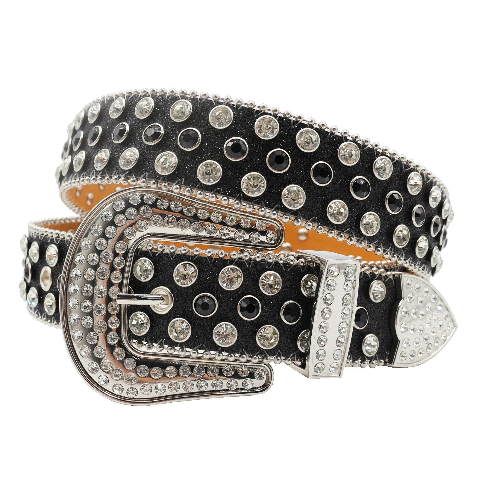 Crystal Rhinestone Pin Buckle Belt – Luxury Statement Belt for Women