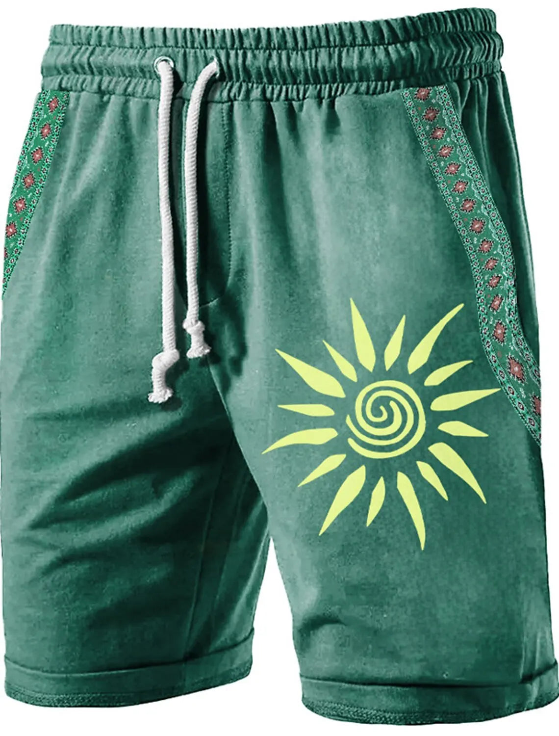 3D Printed Men Summer Breathable Street Shorts