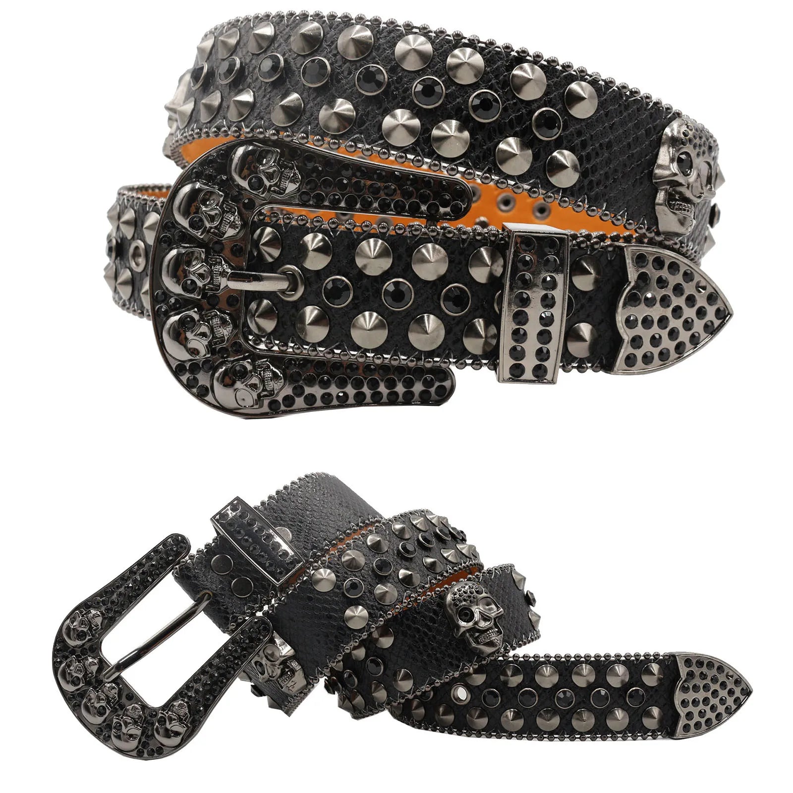 Crystal Rhinestone Pin Buckle Belt – Luxury Statement Belt for Women