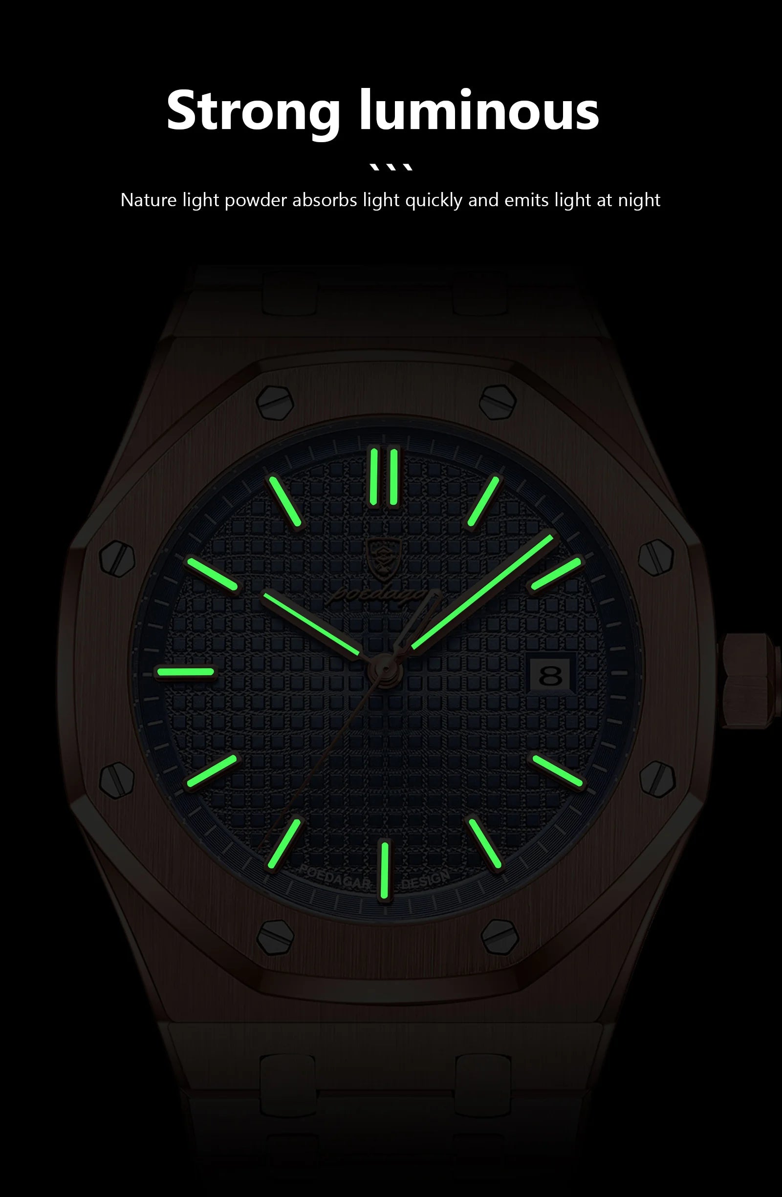 Luxury Man Wristwatch Waterproof