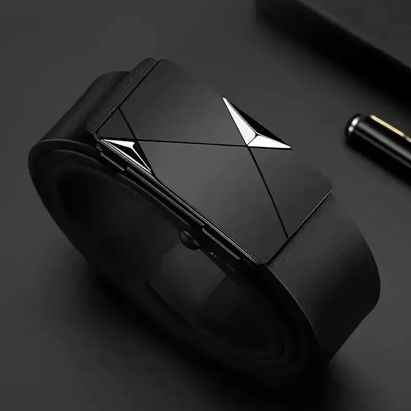 Stylish Men's Leather Belt - Fashion Belts for Daily Life