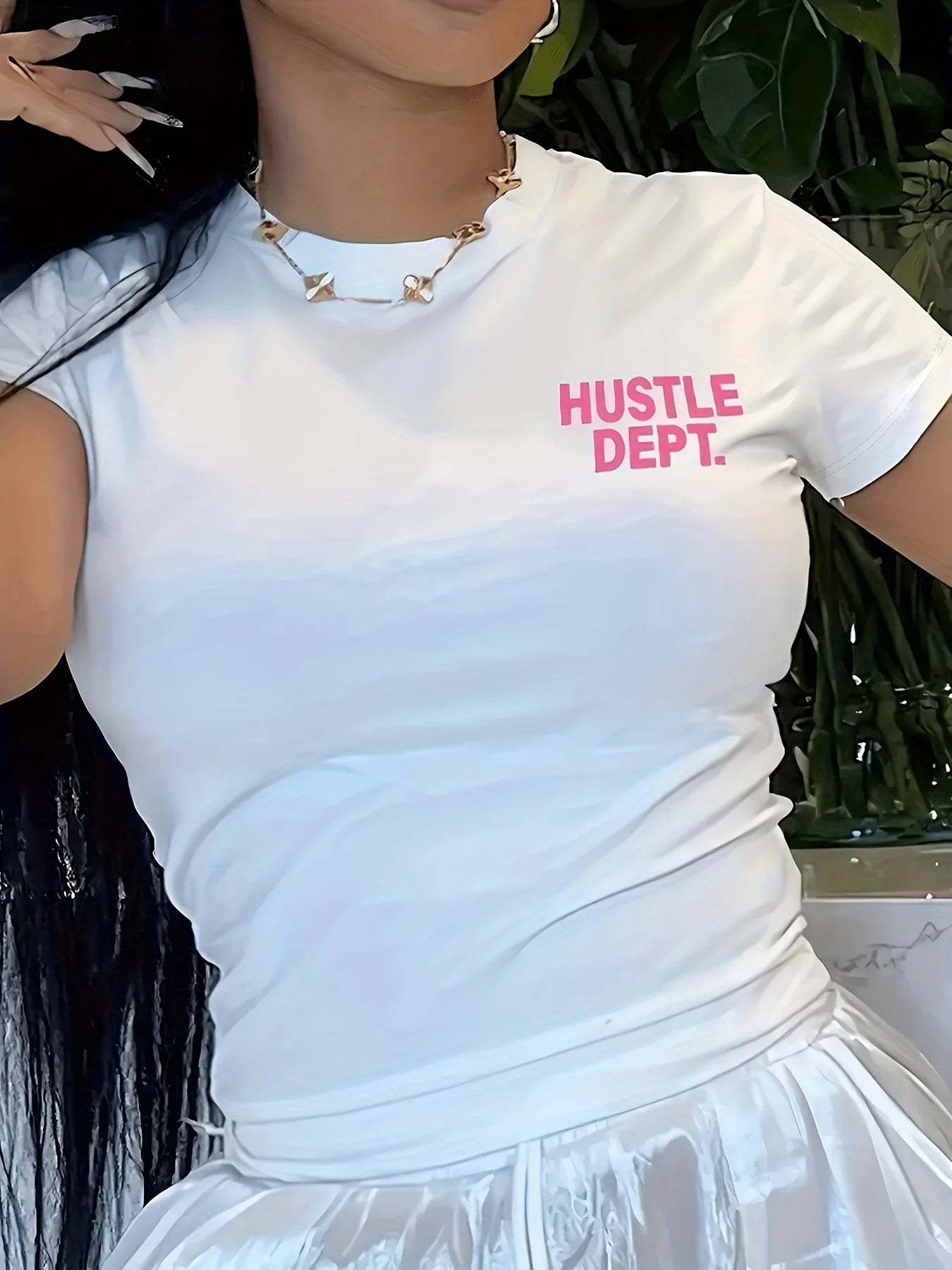 Hustle Dept. Print T-Shirts Women's