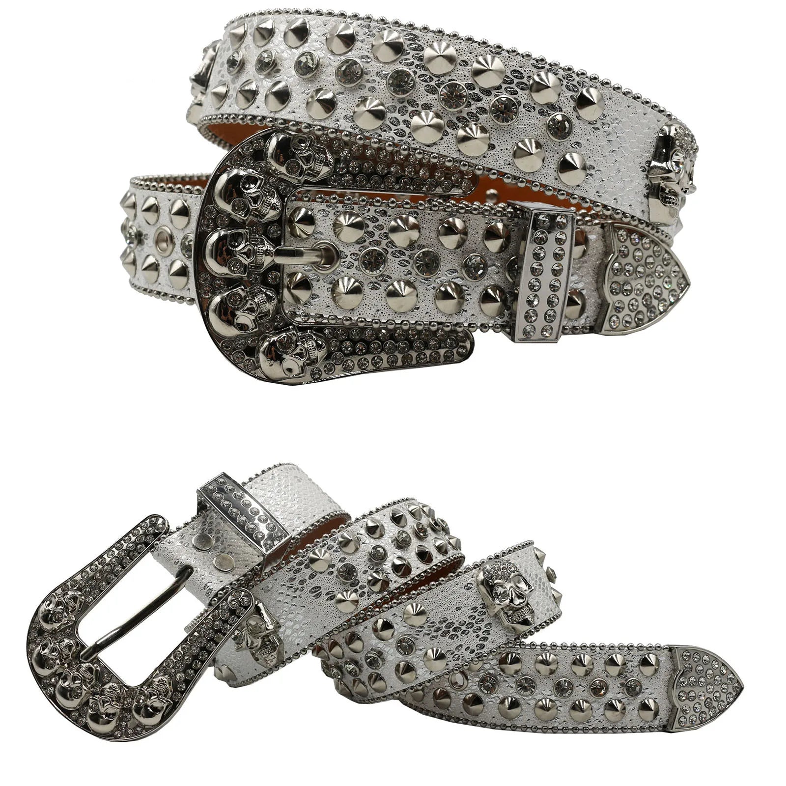 Crystal Rhinestone Pin Buckle Belt – Luxury Statement Belt for Women