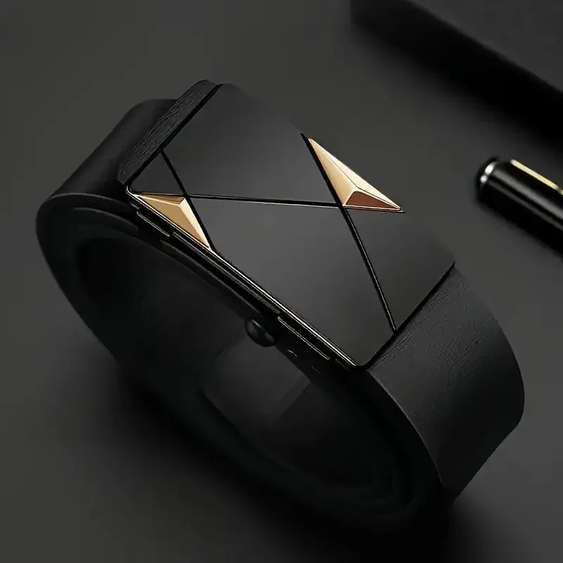 Stylish Men's Leather Belt - Fashion Belts for Daily Life