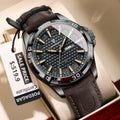 POEDAGAR Original Man Wristwatch Luxury Waterproof