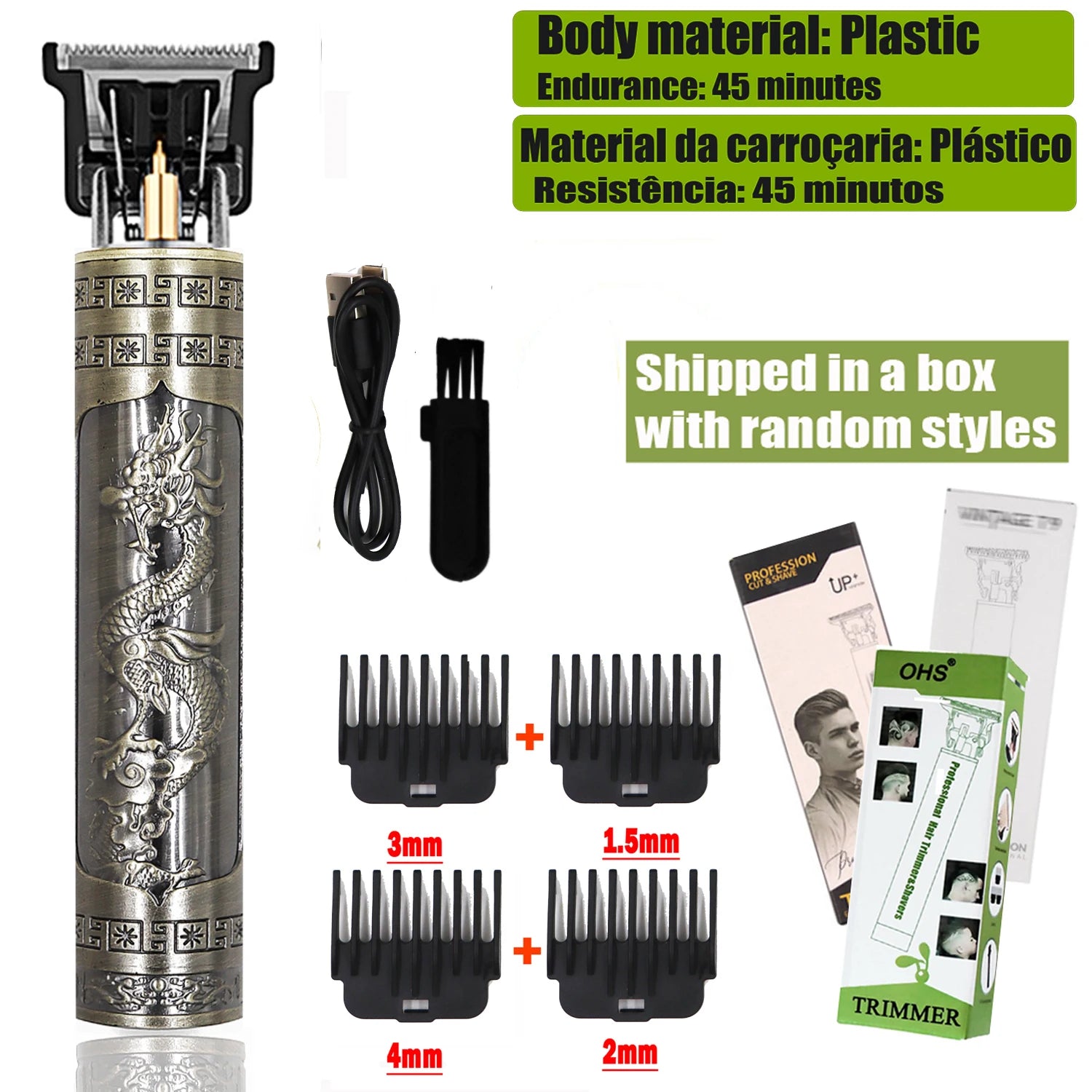 T9 Hair Clipper Repair Beard Shaving Body Hair Trimmer