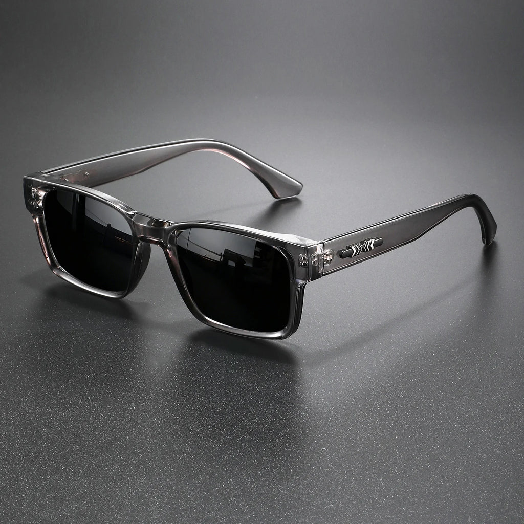 Retro Punk Square Sunglasses – UV400 Unisex Shades for Outdoor & Casual Wear
