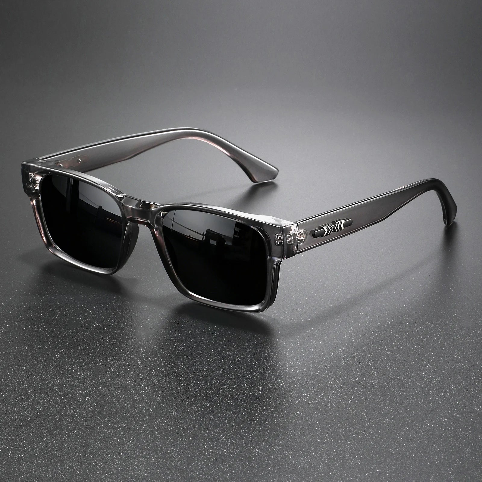 Retro Punk Square Sunglasses – UV400 Unisex Shades for Outdoor & Casual Wear
