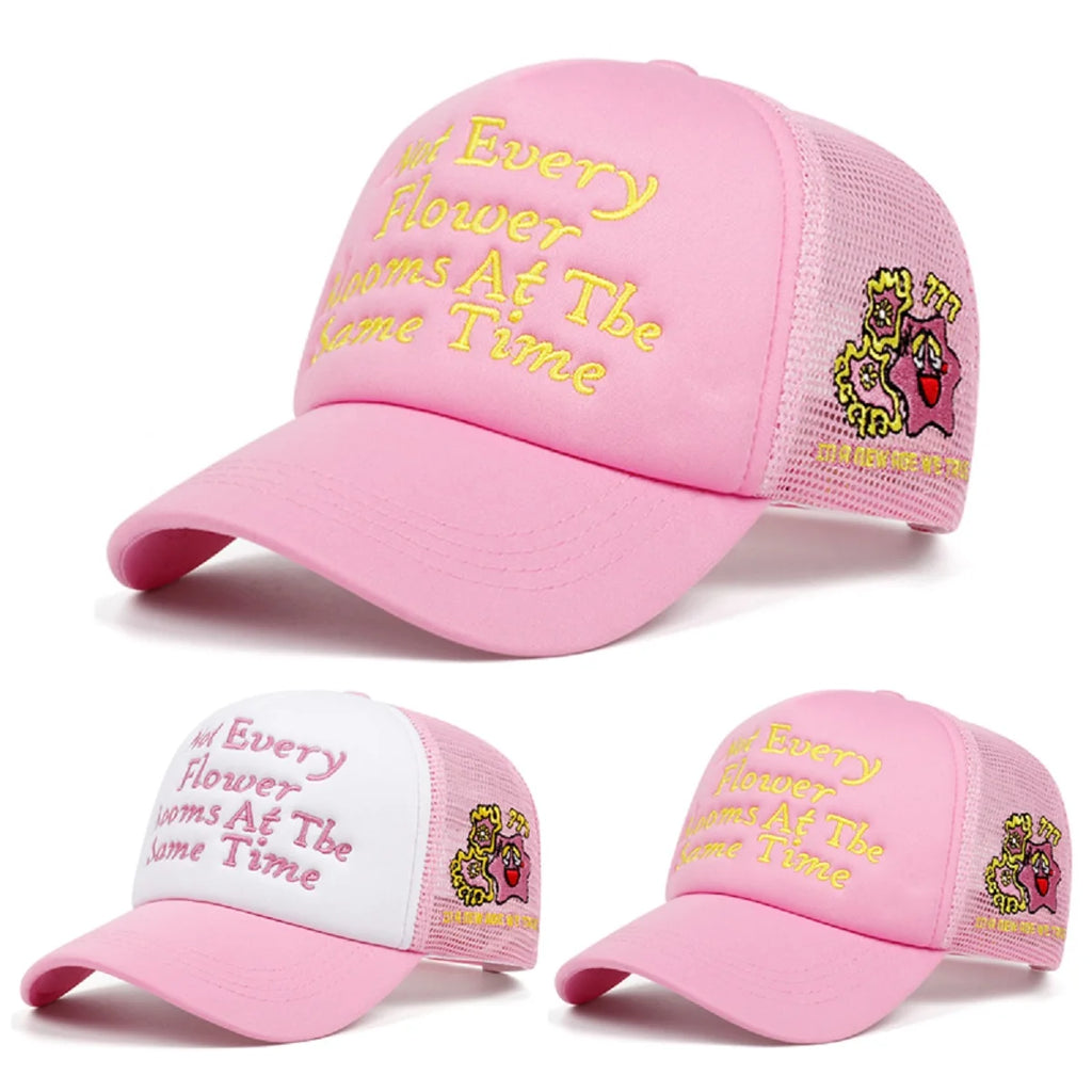 "Not Every" Embroidered Cotton Mesh Baseball Cap – Unisex Hip Hop Hat