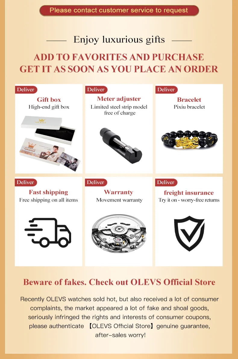 OLEVS 9913  Men's Watches Original Quartz