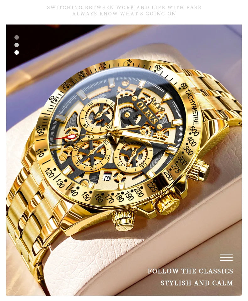 OLEVS 9913  Men's Watches Original Quartz