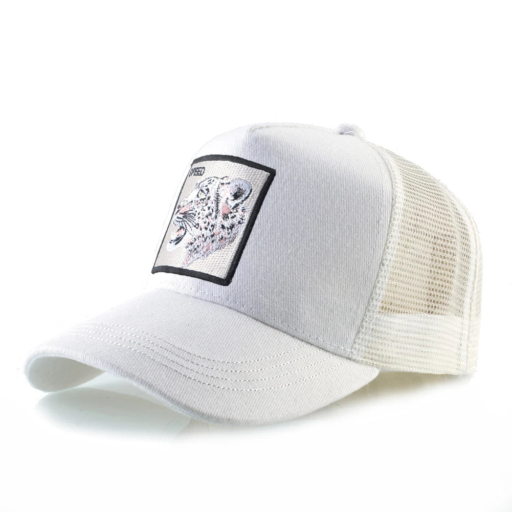 Trucker Caps Goat Patch Snapback Baseball Cap For Men