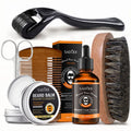 Men's Complete Beard Care Kit – Beard Oil, Balm & Grooming Tools Set