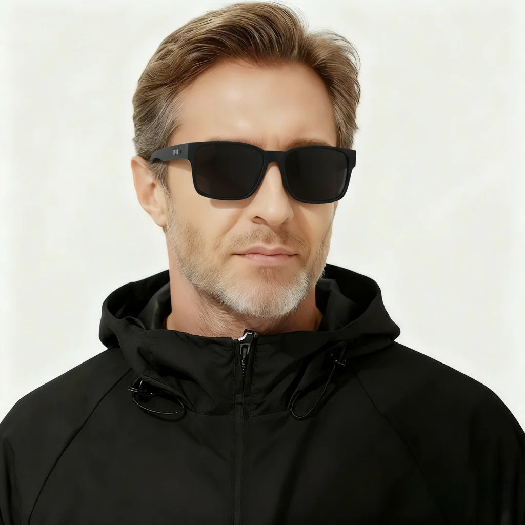 Retro Punk Square Sunglasses – UV400 Unisex Shades for Outdoor & Casual Wear