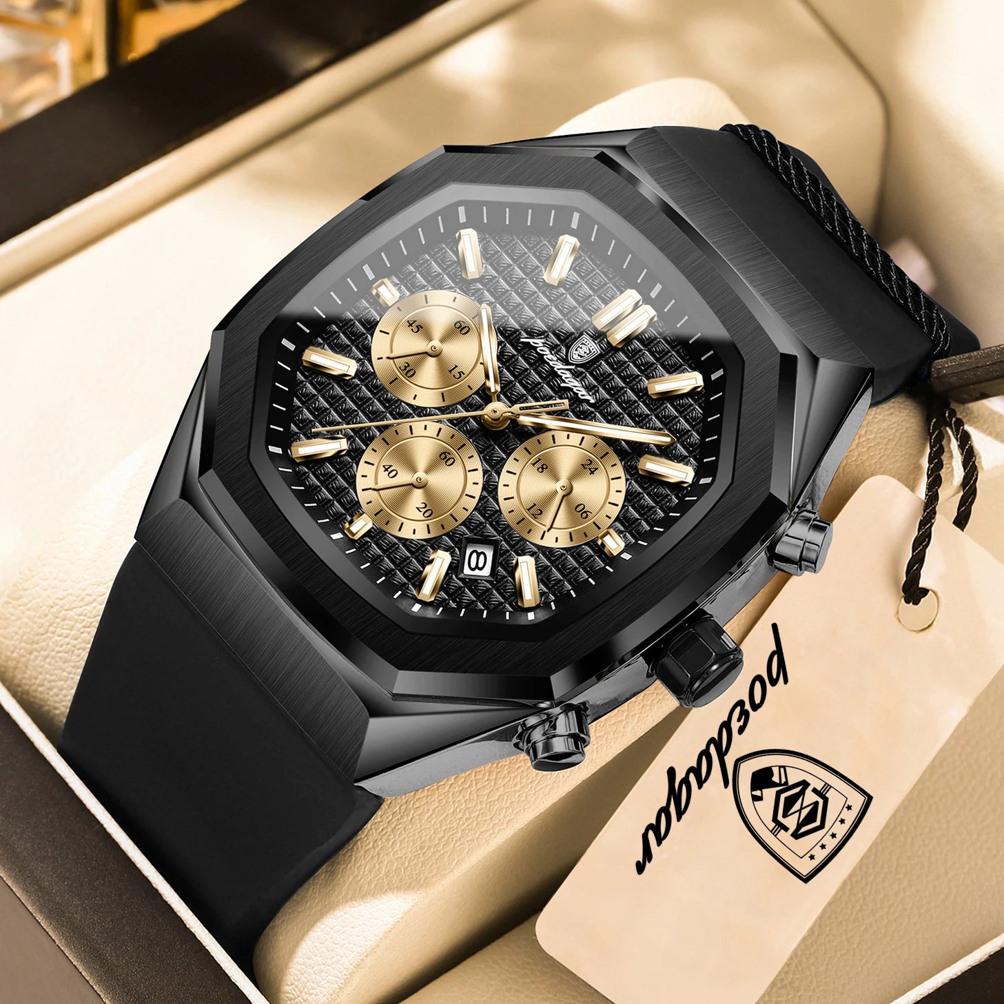 POEDAGAR Quartz Men's Wristwatch