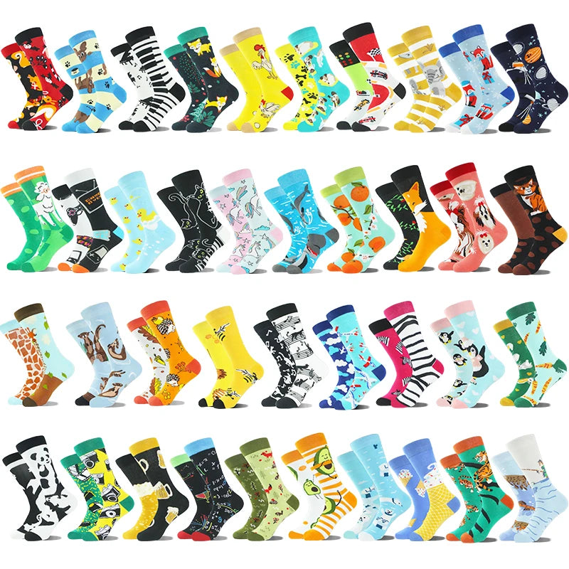 AB Happy Cotton Funny Socks Unisex
