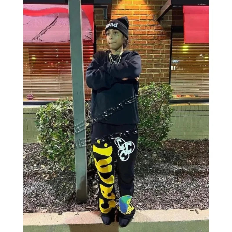 Men's & Women's 3D Print Hoodie & Flared Sweatpants Set