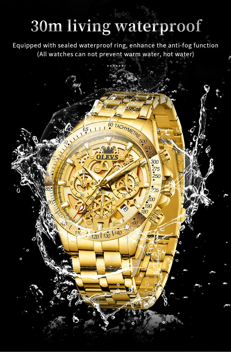 OLEVS 9913  Men's Watches Original Quartz