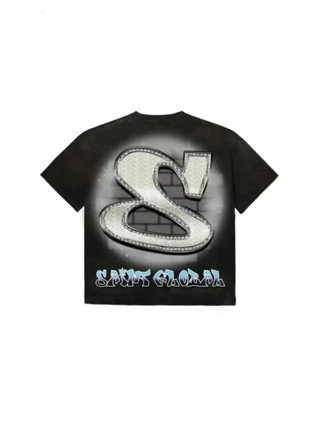 American Hip Hop Y2K Retro Men's Crew Neck T-shirt