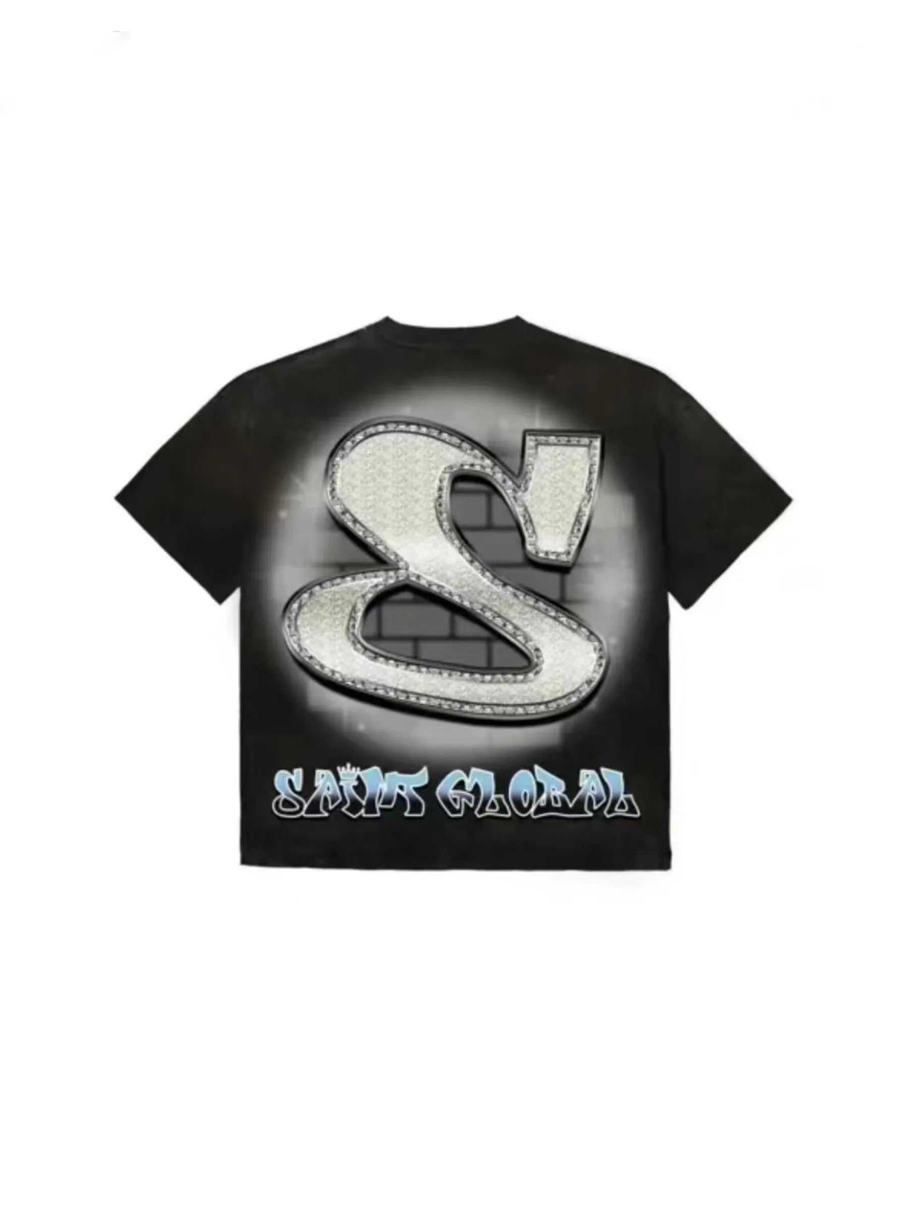 American Hip Hop Y2K Retro Men's Crew Neck T-shirt