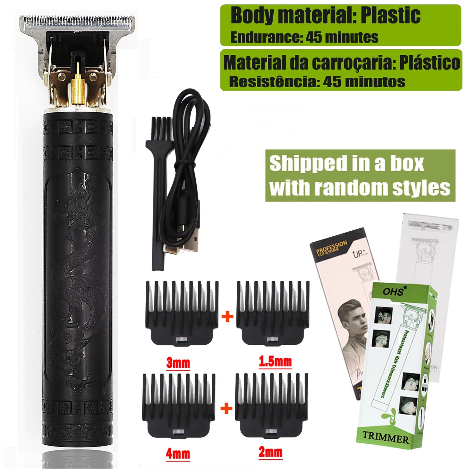 T9 Hair Clipper Repair Beard Shaving Body Hair Trimmer
