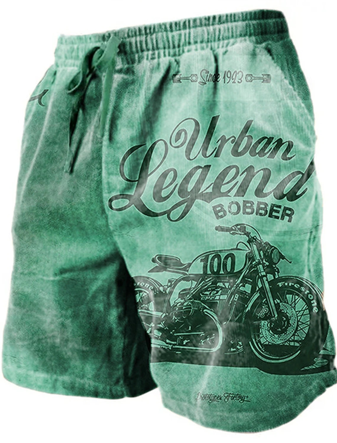 3D Printed Men Summer Breathable Street Shorts