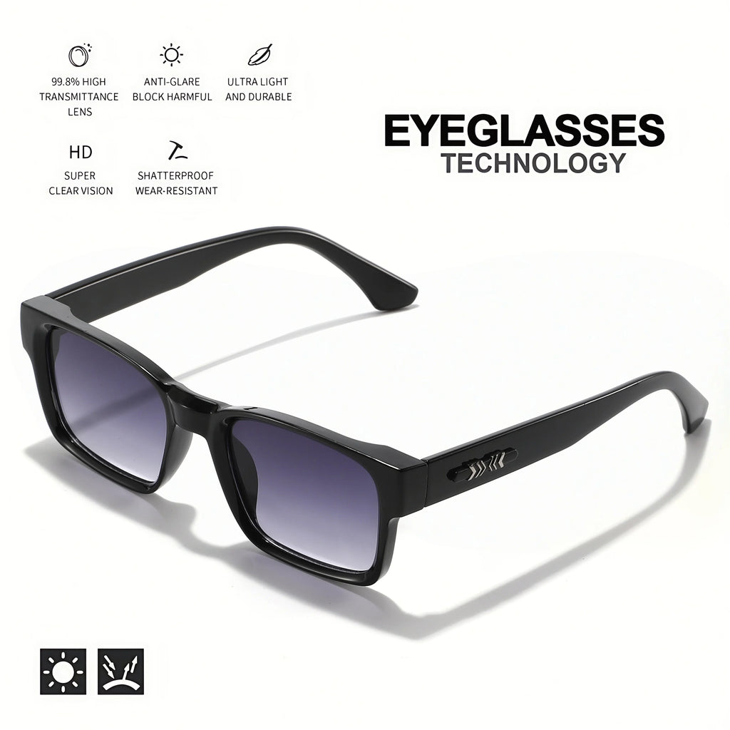 Retro Punk Square Sunglasses – UV400 Unisex Shades for Outdoor & Casual Wear