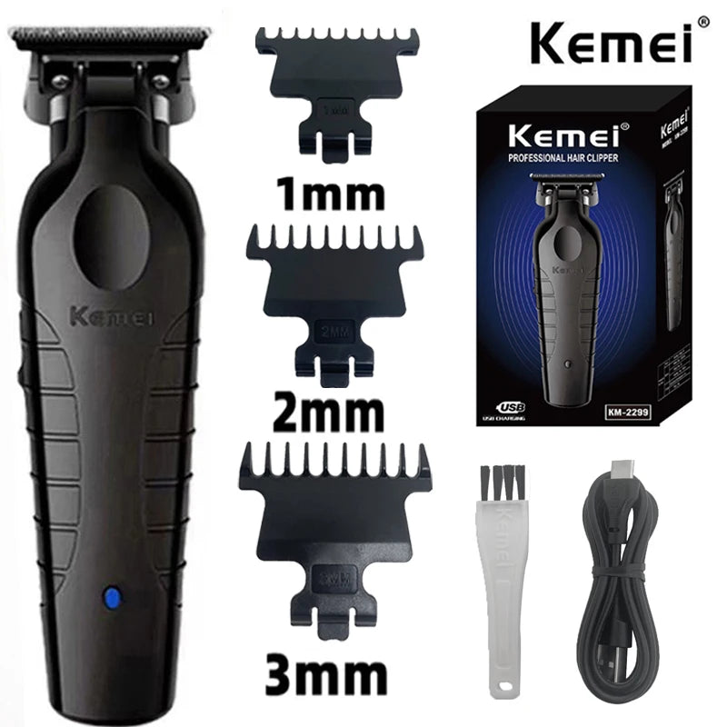 Kemei KM-2299 Professional Hair Clipper 1200mAh USB Rechargeable