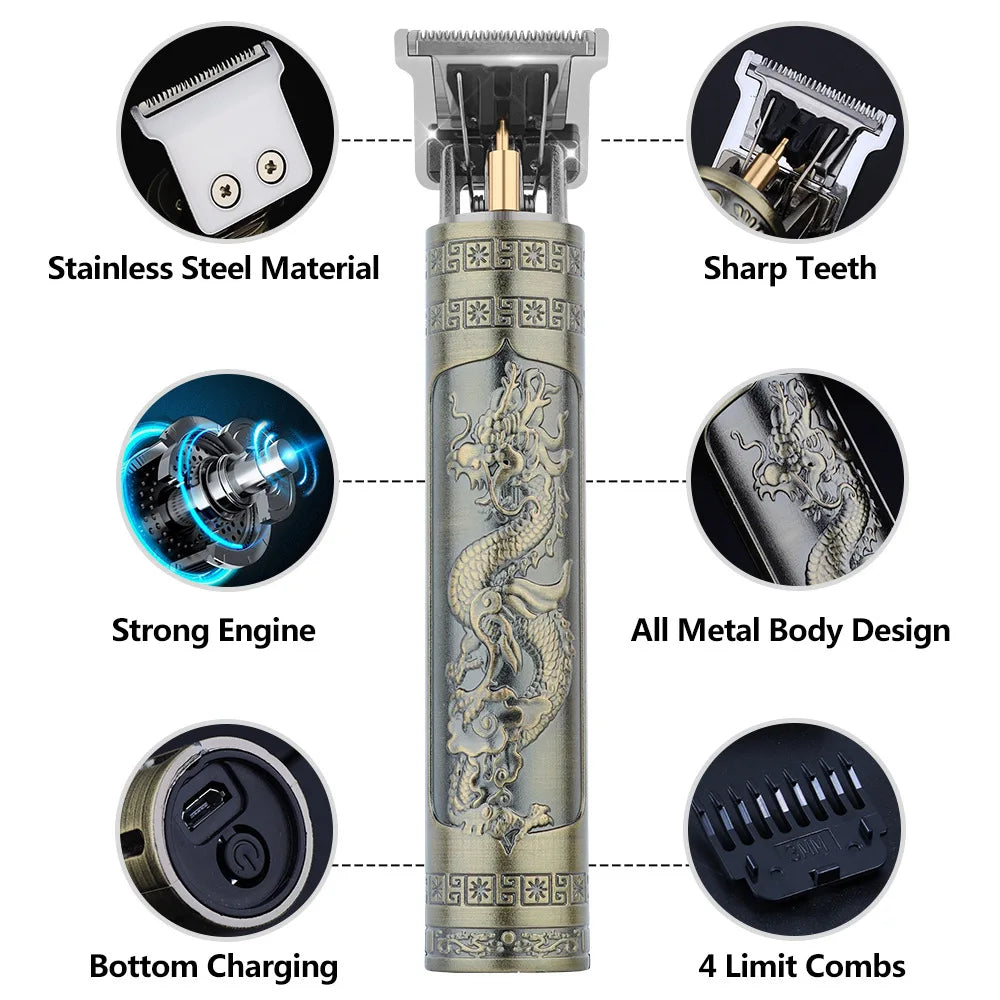 Retro T9 Men's Electric Shaver & Trimmer