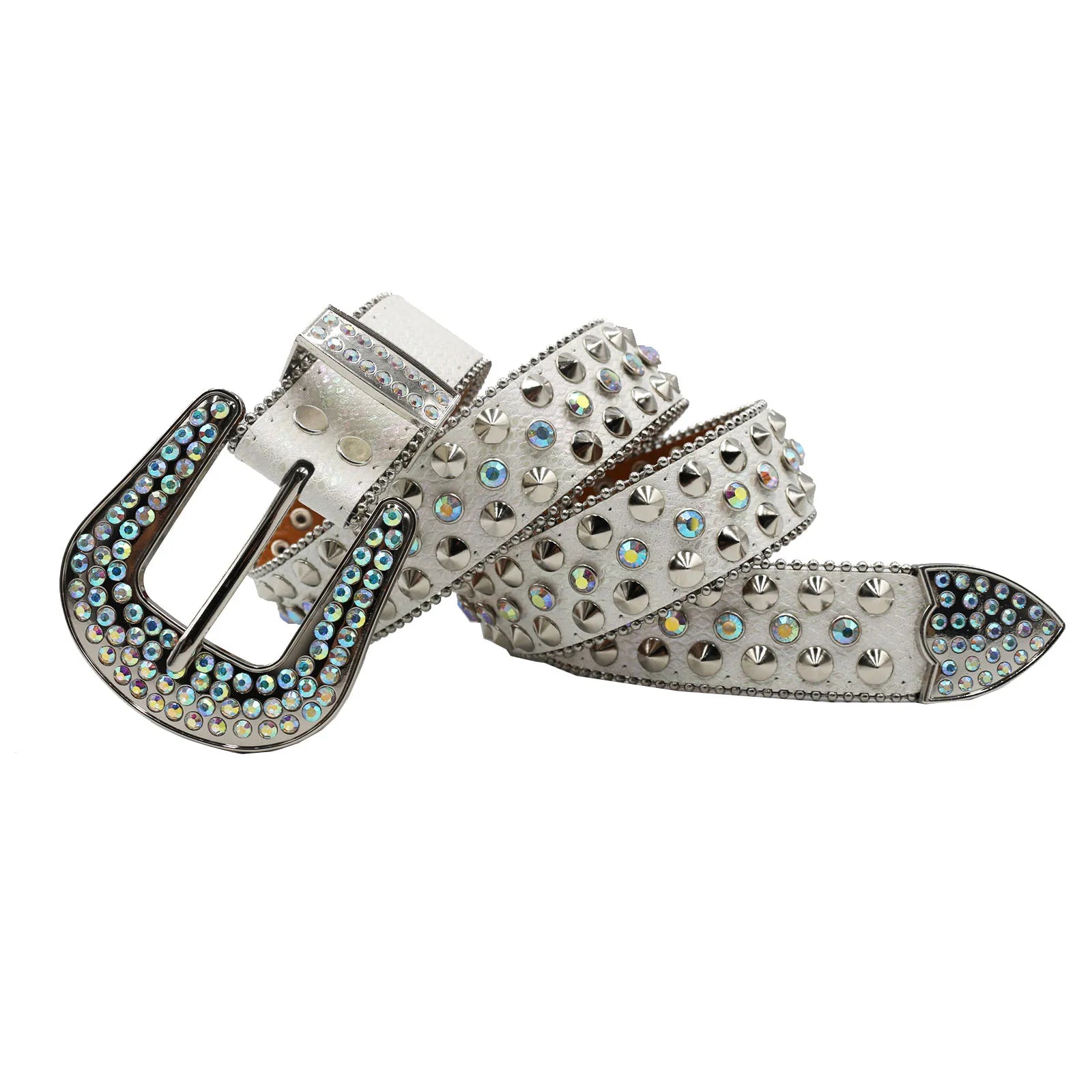 Crystal Rhinestone Pin Buckle Belt – Luxury Statement Belt for Women