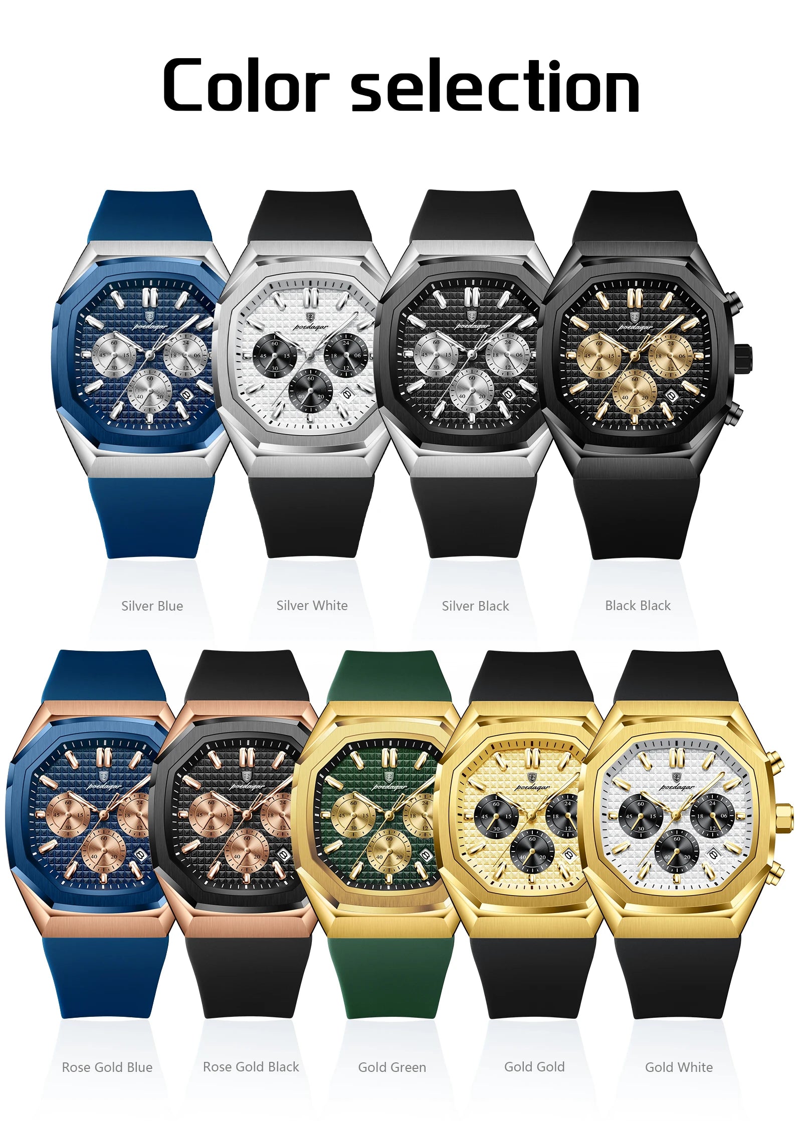 POEDAGAR Quartz Men's Wristwatch