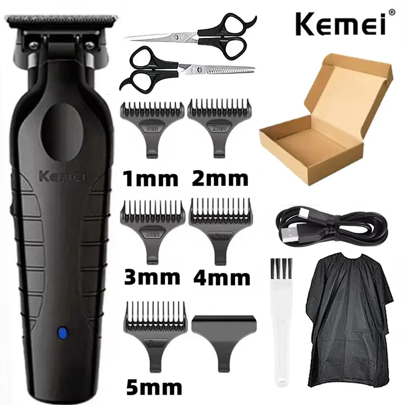Kemei Cordless Hair Clipper & Beard Trimmer for Men
