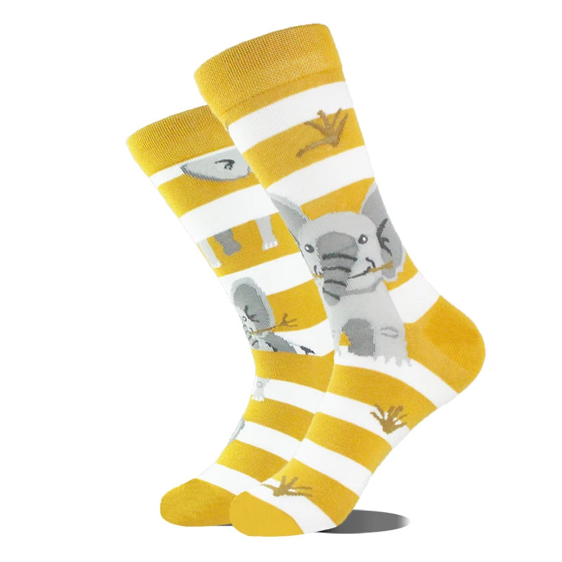 AB Happy Cotton Funny Socks Unisex