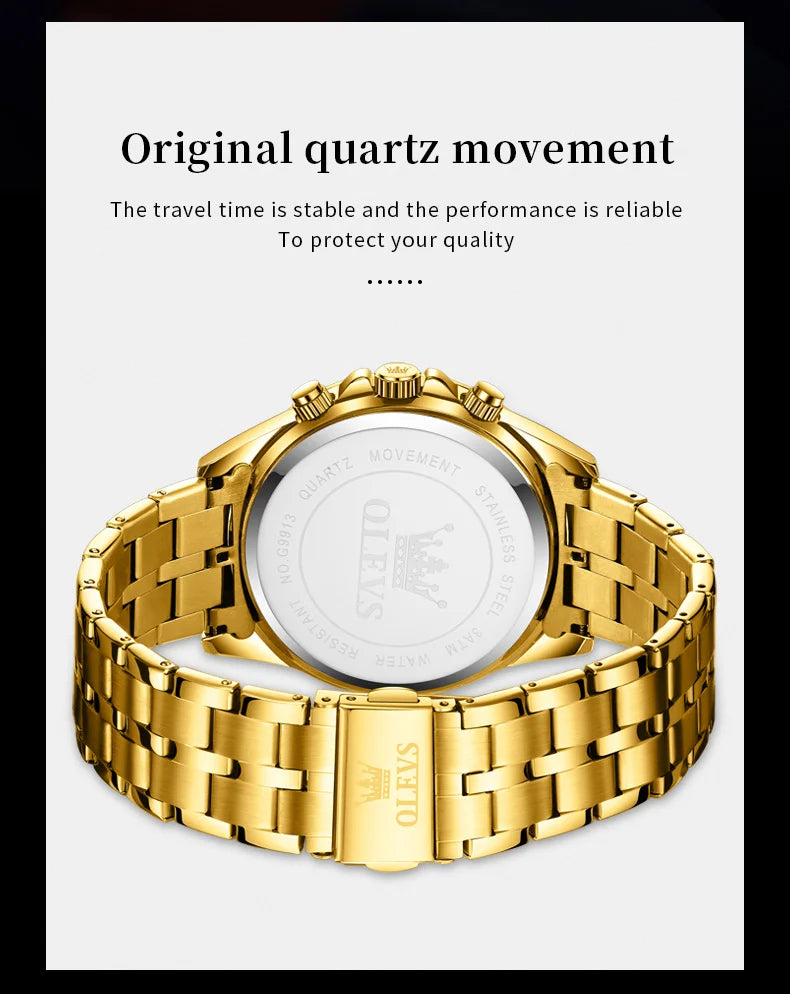 OLEVS 9913  Men's Watches Original Quartz