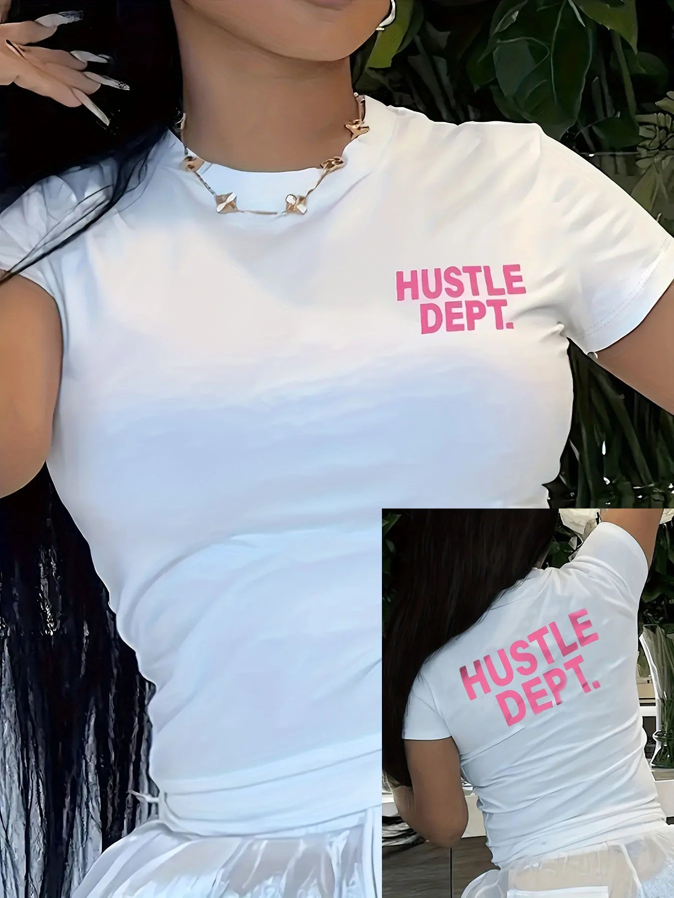 Hustle Dept. Print T-Shirts Women's