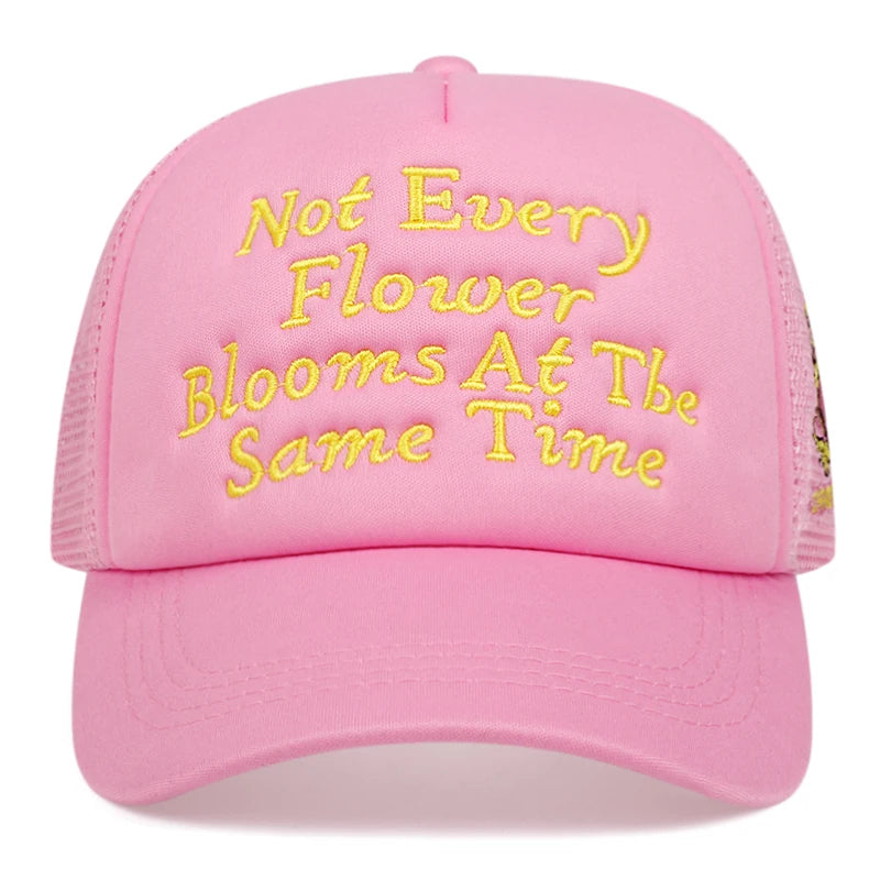 "Not Every" Embroidered Cotton Mesh Baseball Cap – Unisex Hip Hop Hat