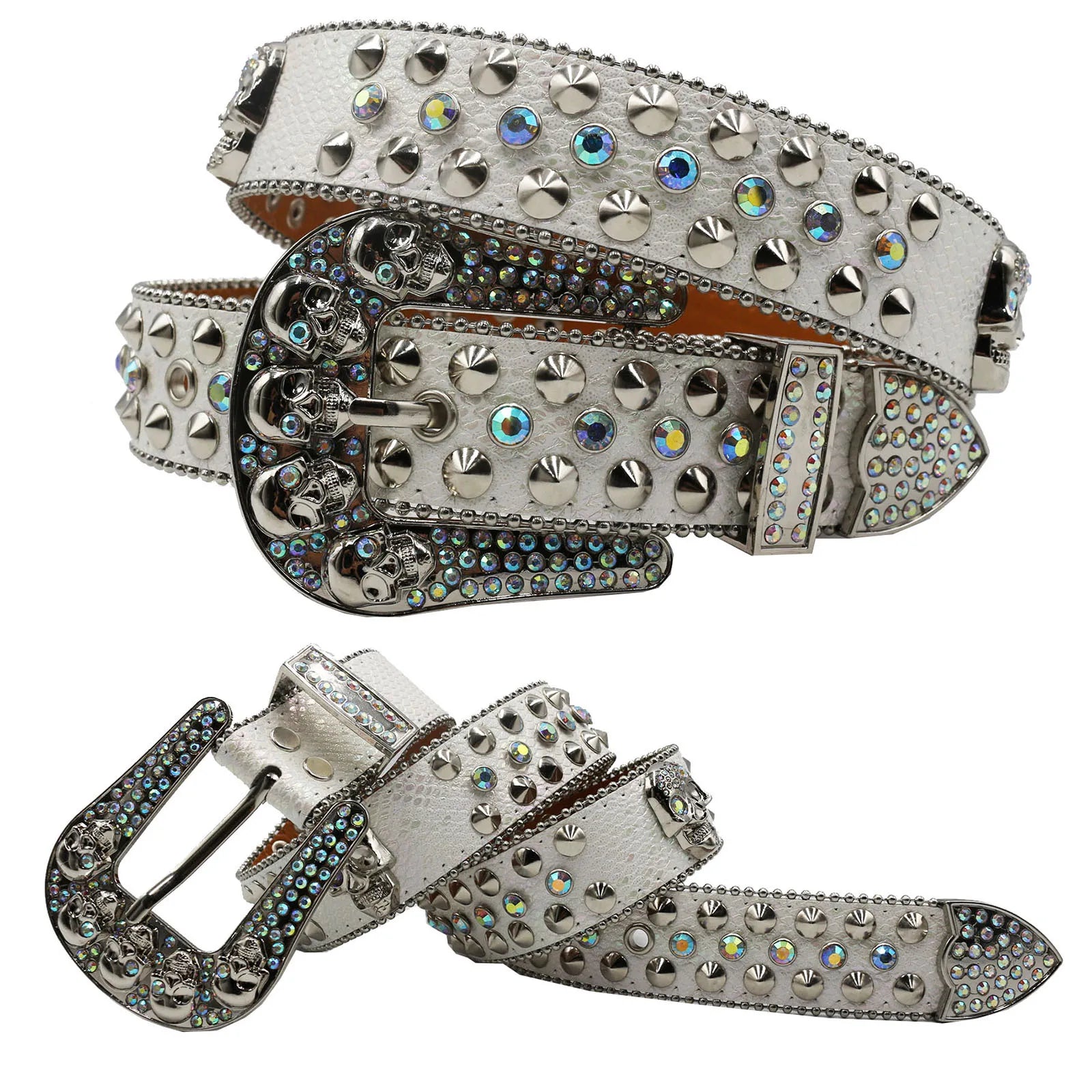 Crystal Rhinestone Pin Buckle Belt – Luxury Statement Belt for Women