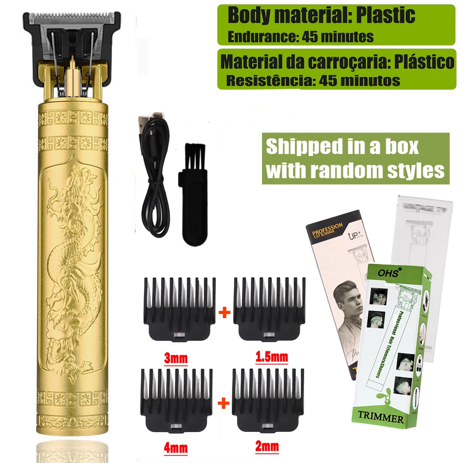T9 Hair Clipper Repair Beard Shaving Body Hair Trimmer