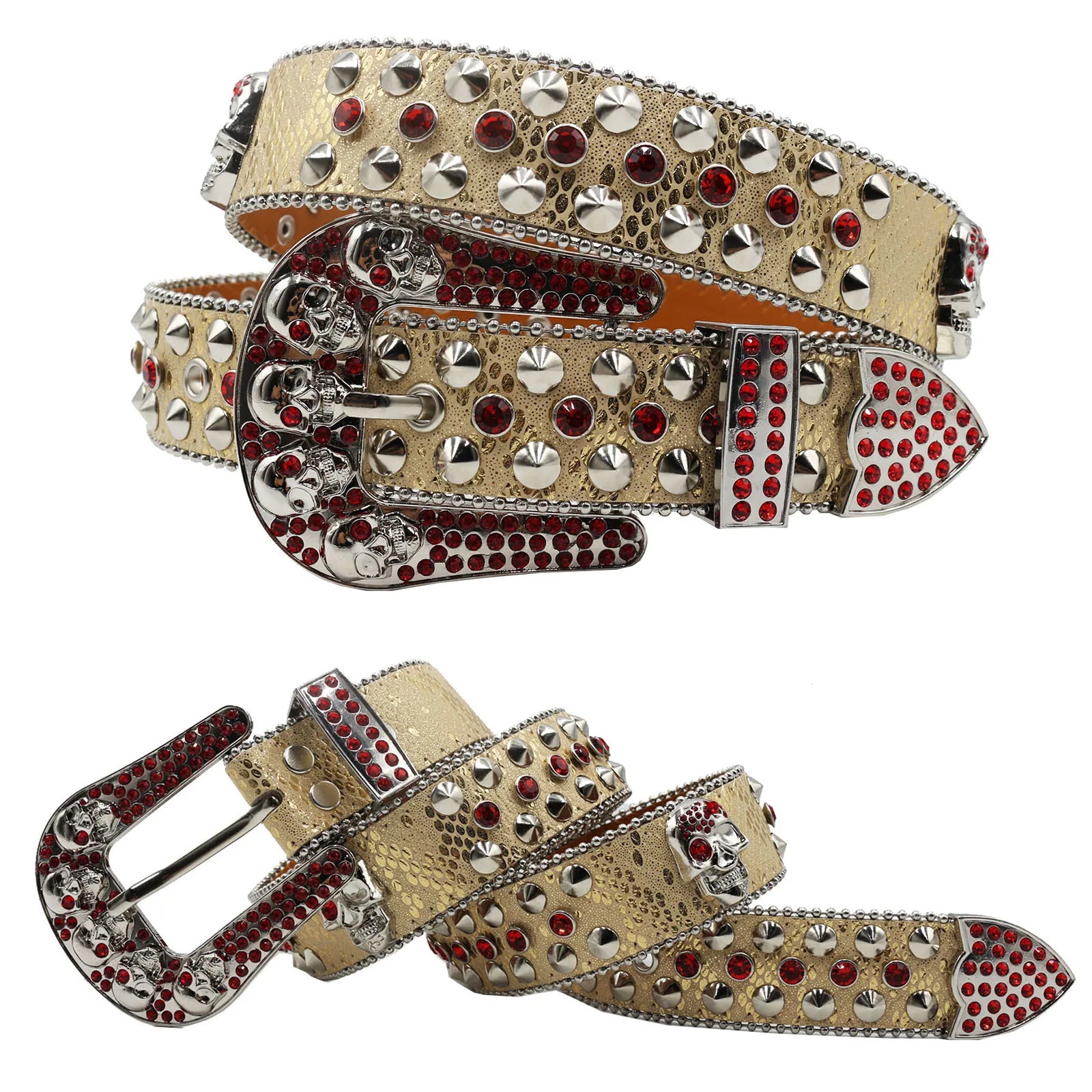 Crystal Rhinestone Pin Buckle Belt – Luxury Statement Belt for Women