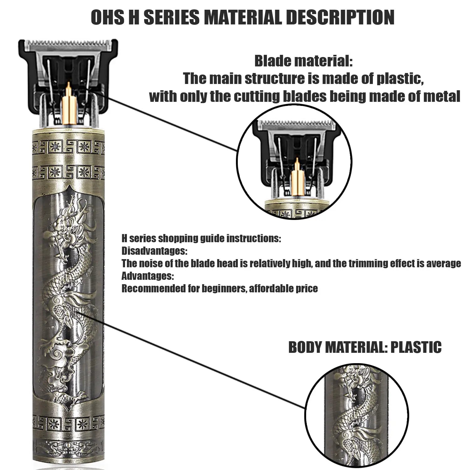 T9 Hair Clipper Repair Beard Shaving Body Hair Trimmer