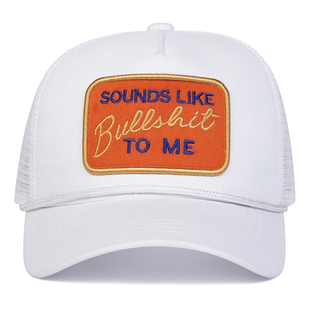 "Bullshit" Letter Embroidery Baseball Cap – Unisex Adjustable Mesh Hat