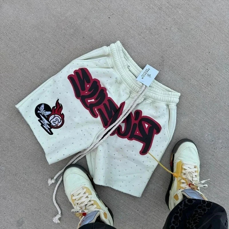 Y2K Harajuku Letter-printed Fashion Shorts Unisex