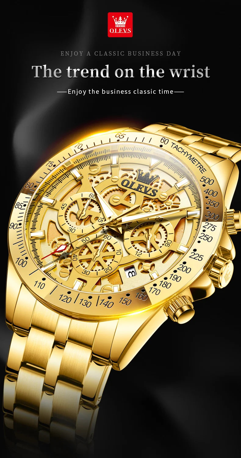OLEVS 9913  Men's Watches Original Quartz
