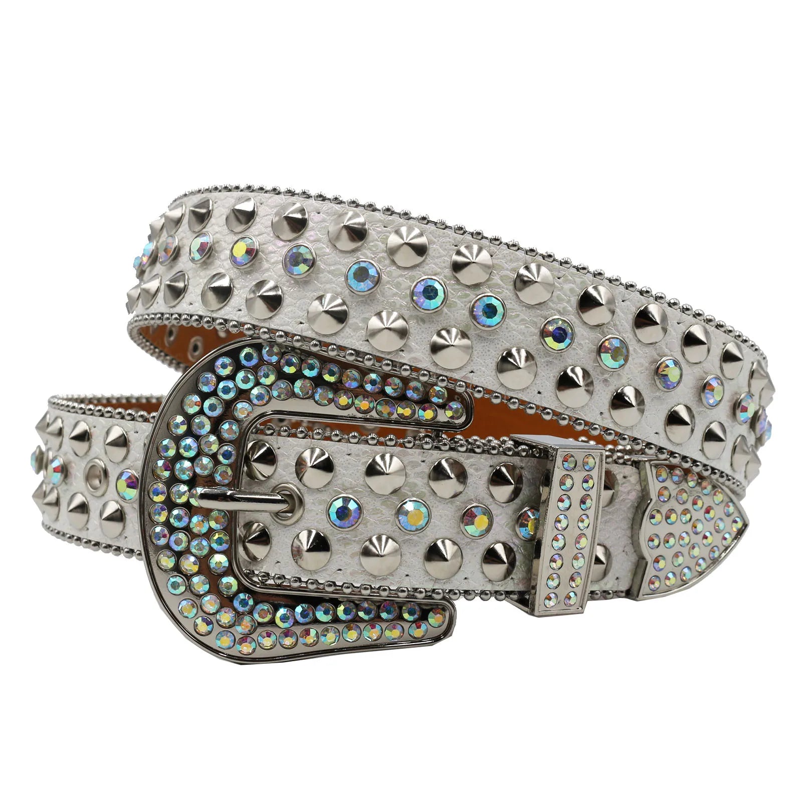 Crystal Rhinestone Pin Buckle Belt – Luxury Statement Belt for Women